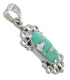 Turquoise Opal Sterling Silver Pendant YX77624